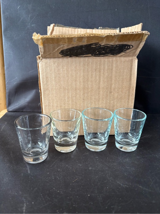 Other - Clear Glass Shot Glasses - Set of 8